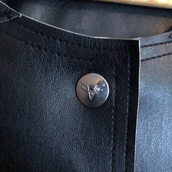 Faux Leather Jacket Vigoss Size S - Picture 2 of 11